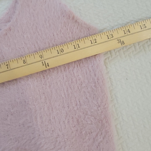 Love Tree Pink Fuzzy Sleeveless Top Size Small - Picture 8 of 12